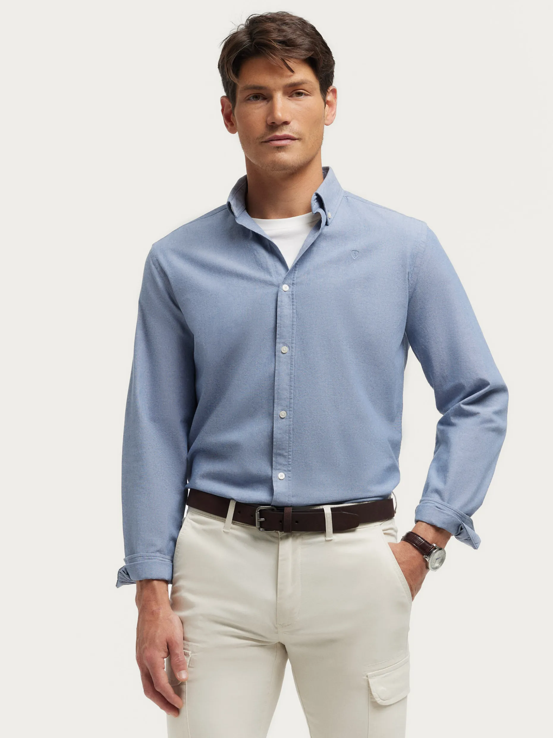 CAMISA OXFORD CHAMBRAY <Alvaro Moreno Outlet