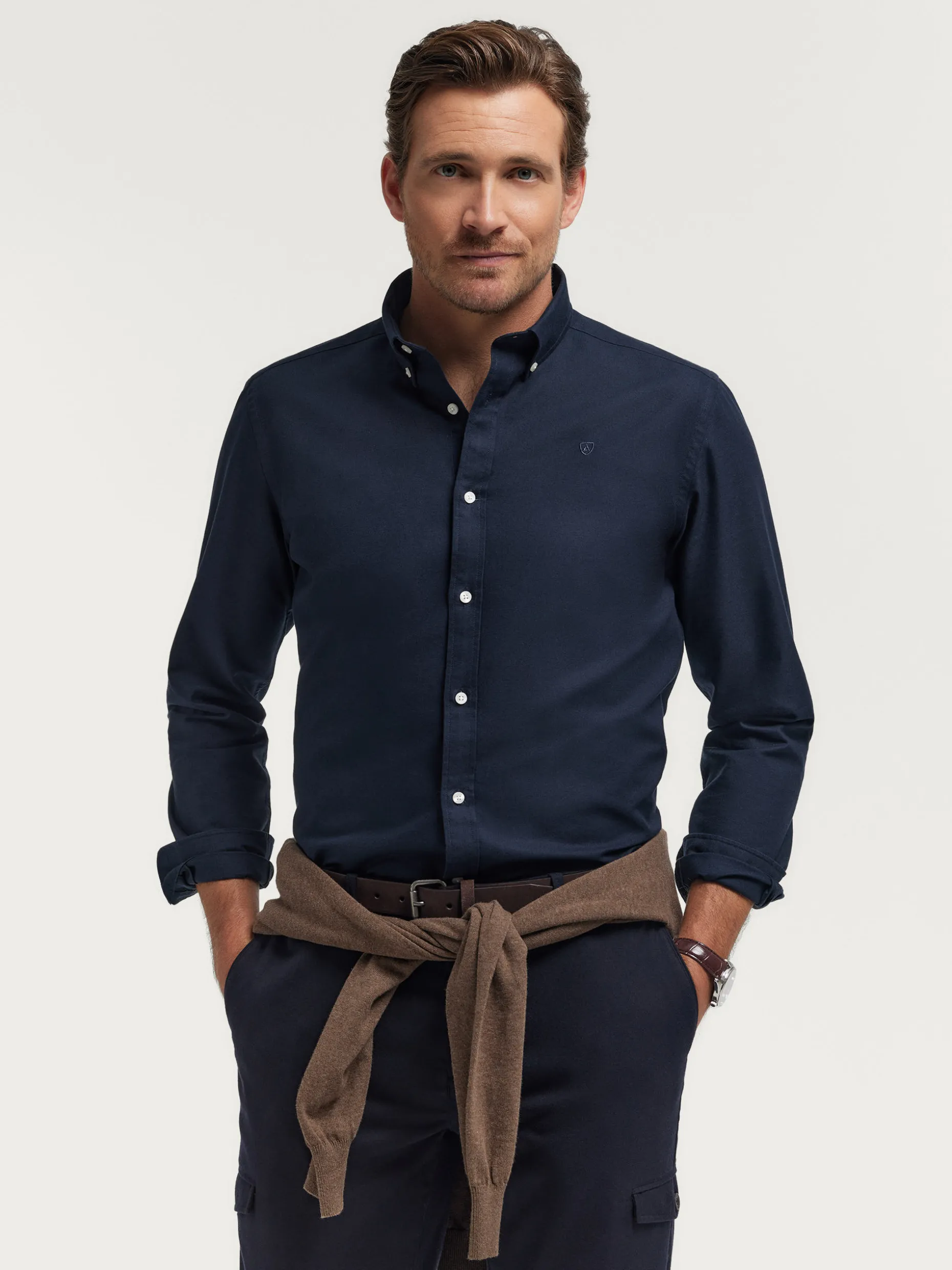 CAMISA OXFORD SOLID <Alvaro Moreno Best