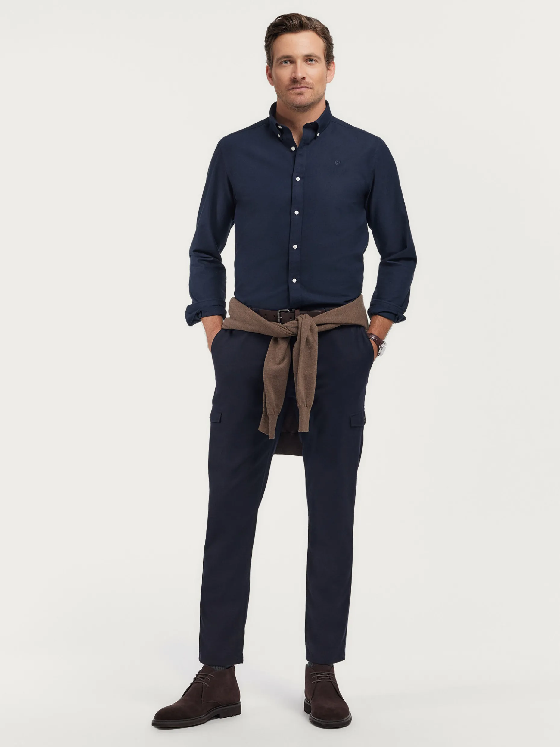 CAMISA OXFORD SOLID <Alvaro Moreno Best