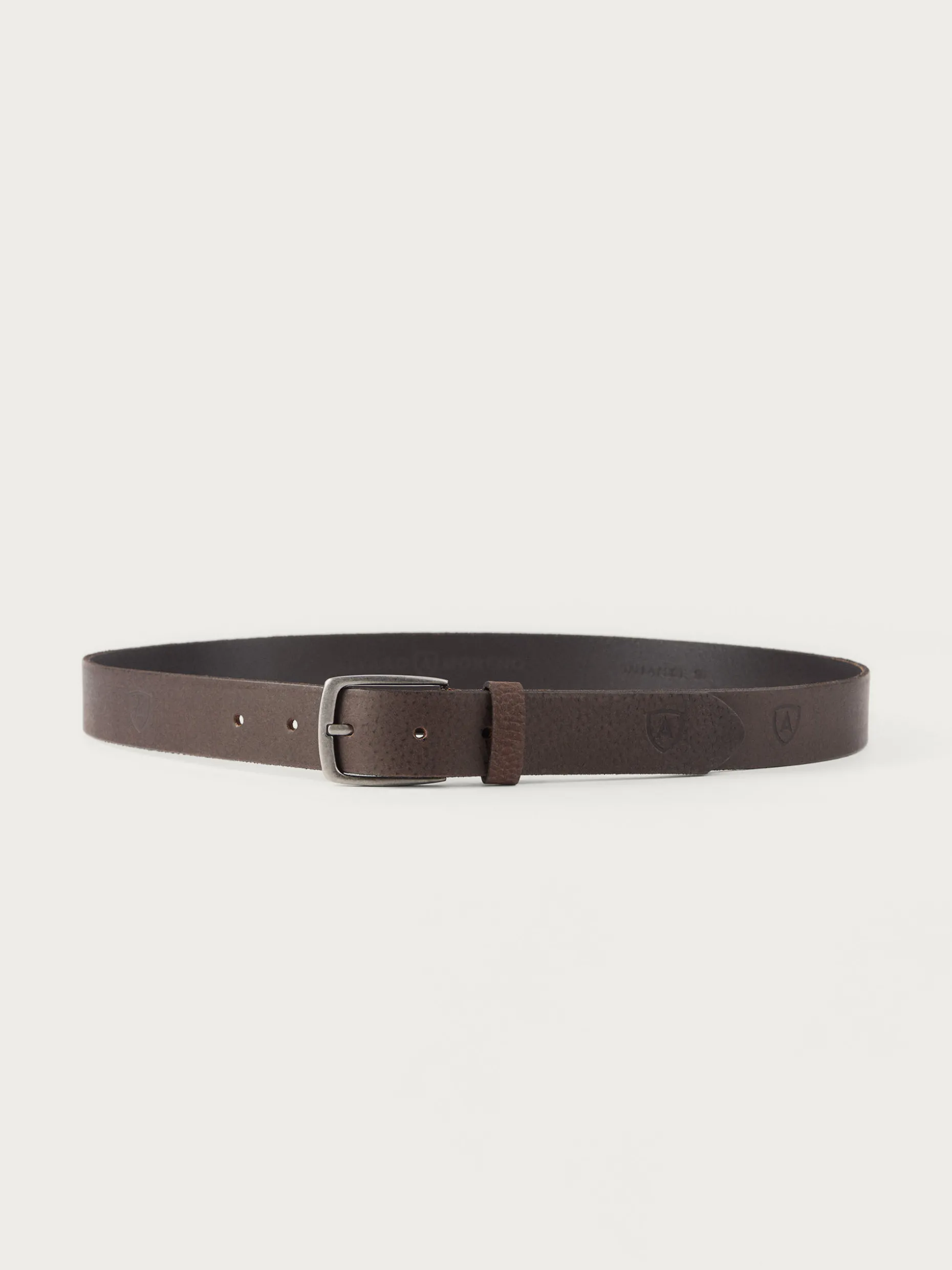 CINTURON LOGO PIEL MARRÓN<Alvaro Moreno Flash Sale