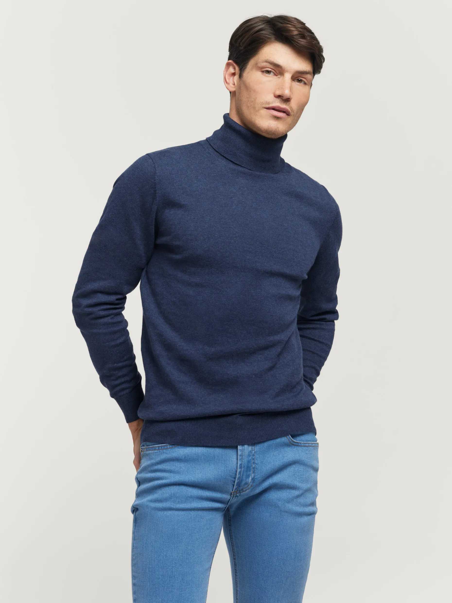 JERSEY ROLL COLLAR <Alvaro Moreno Flash Sale