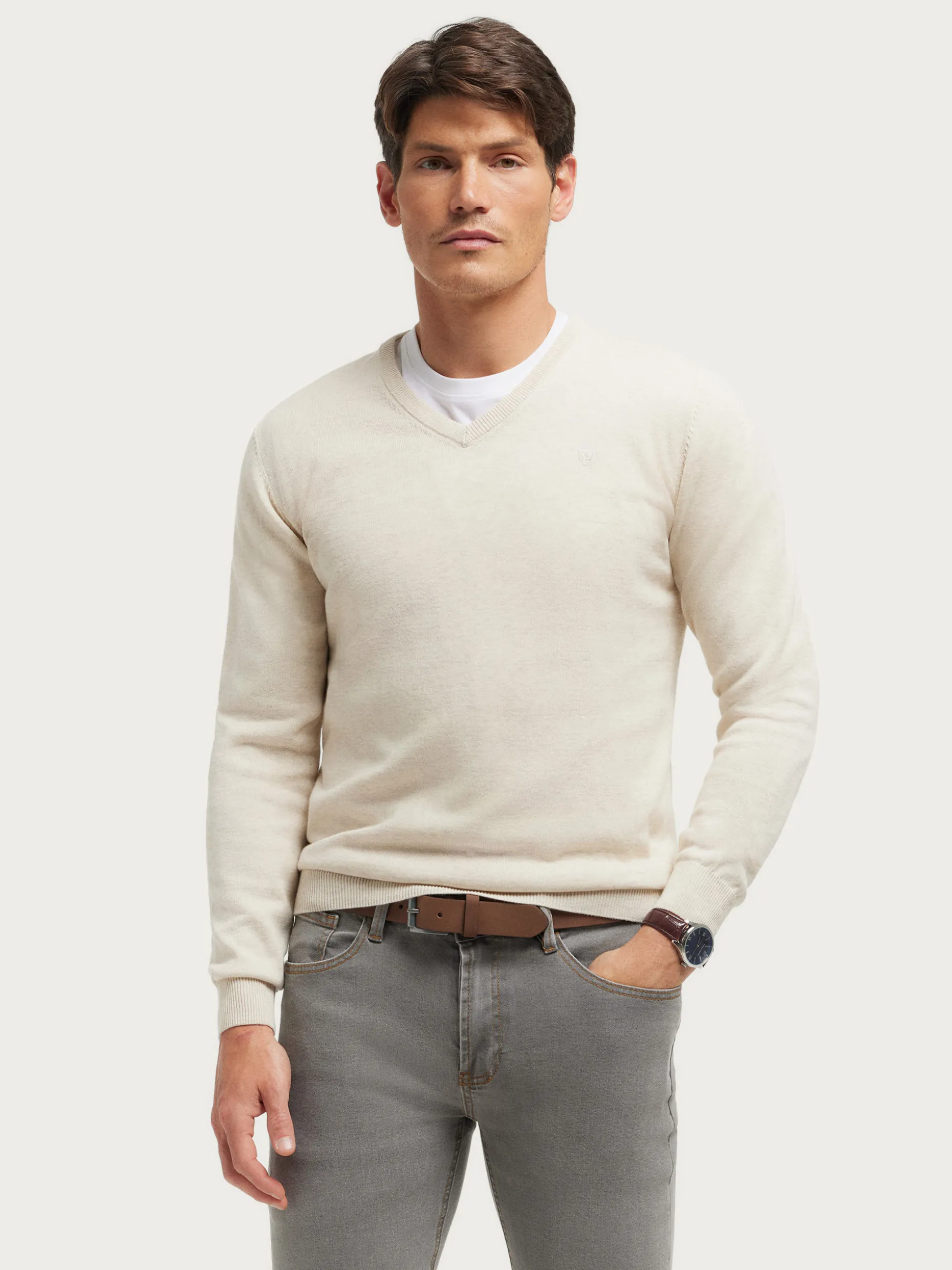 JERSEY V-NECK TRENDY <Alvaro Moreno New