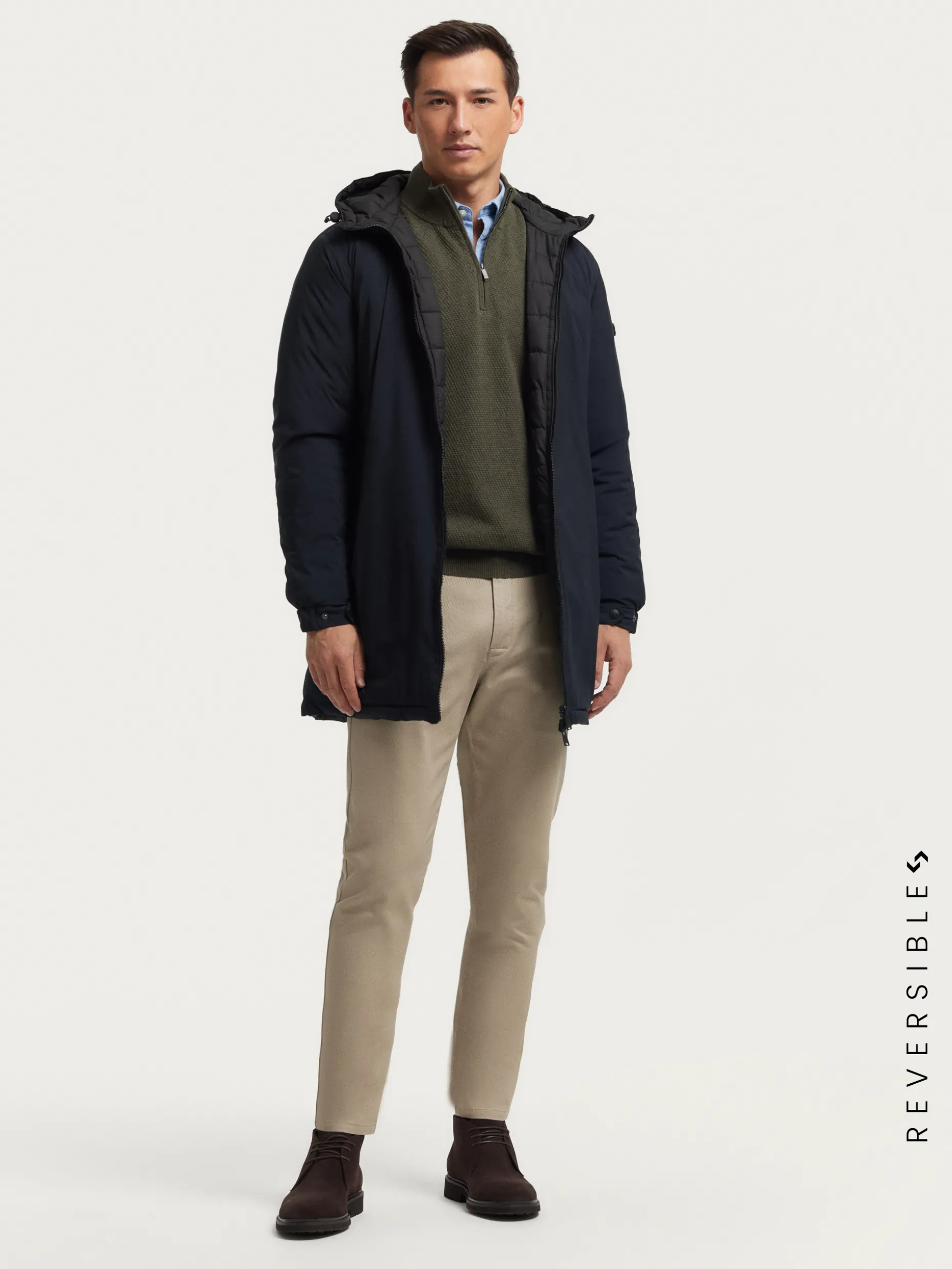 PARKA RATCHED REVERSIBLE | MARRÓN<Alvaro Moreno New